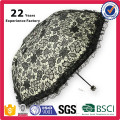 Chinês bonito Mini elegante laço de casamento Parasol guarda-chuva vermelho